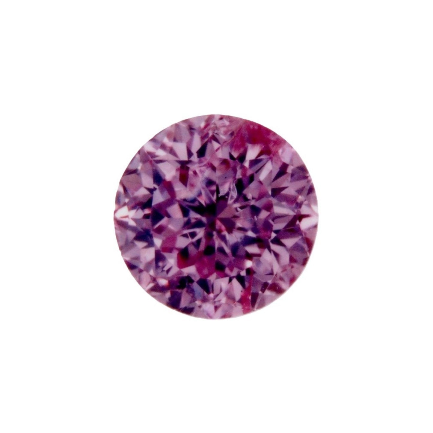 ファンシーピンクダイヤモンド ラウンドモディファイドブリリアント 0.758ｃｔ