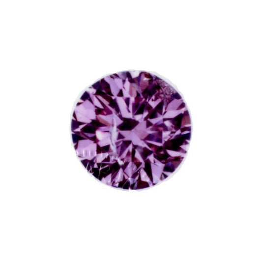 ファンシーインテンスパープリッシュピンクダイヤモンド ラウンドブリリアント 0.170ｃｔ