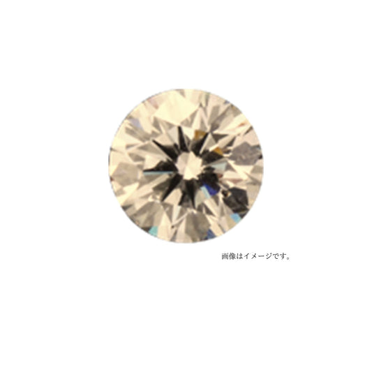 ファンシーオレンジィイエローダイヤモンド ラウンドブリリアント 0.131ｃｔ