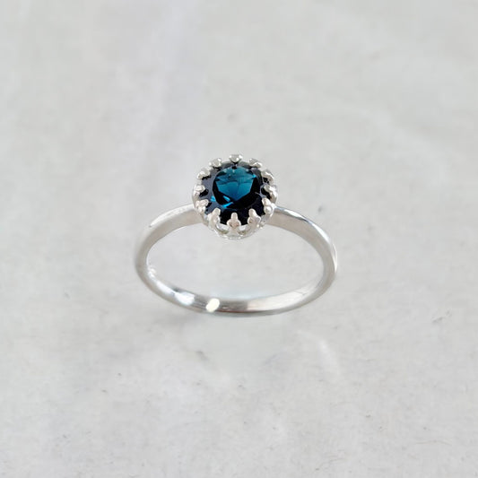 SV900(Pt)　ロンドンブルートパーズリング