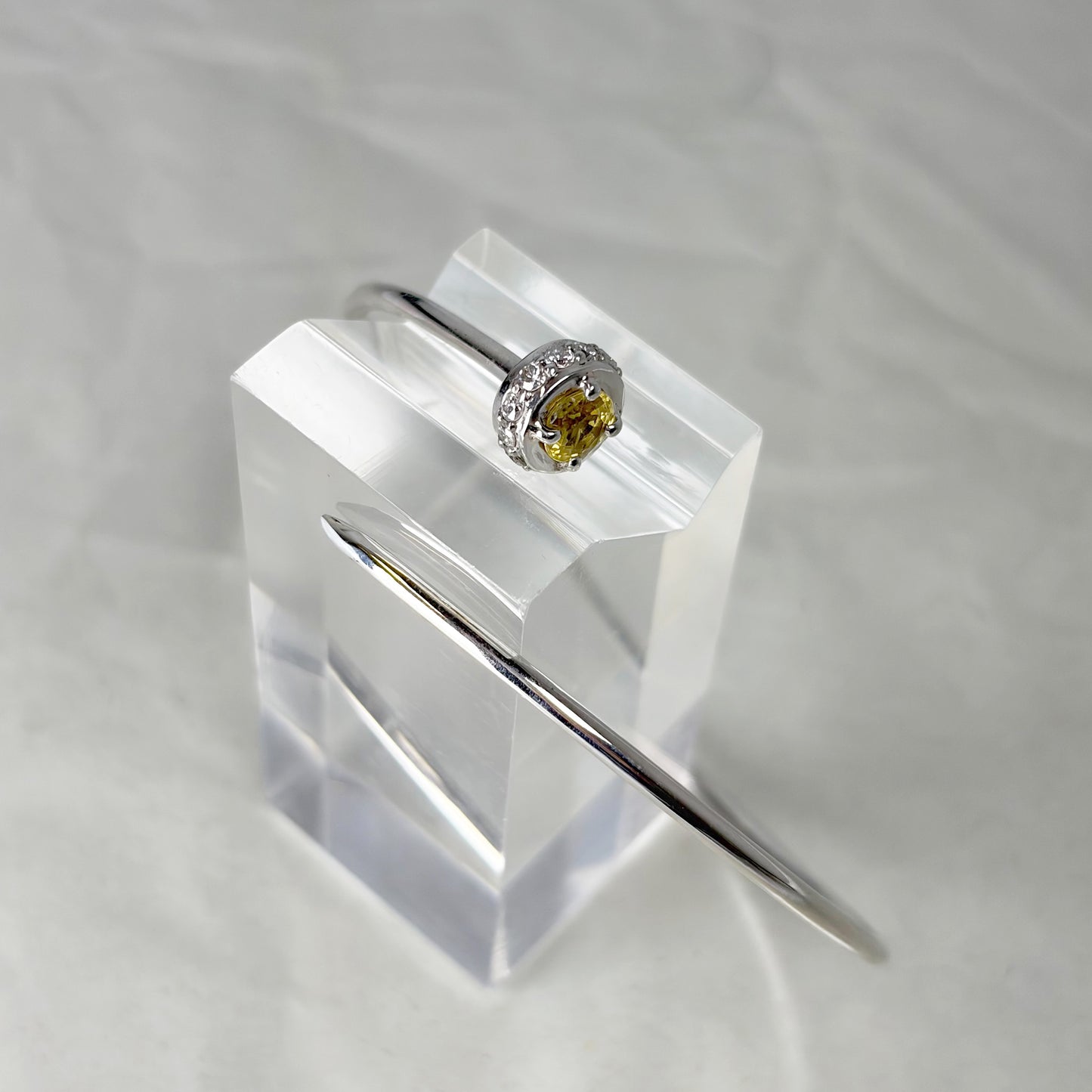 SV900(Pt)   サファイア/ダイヤモンド0.37ct　ブレスレット