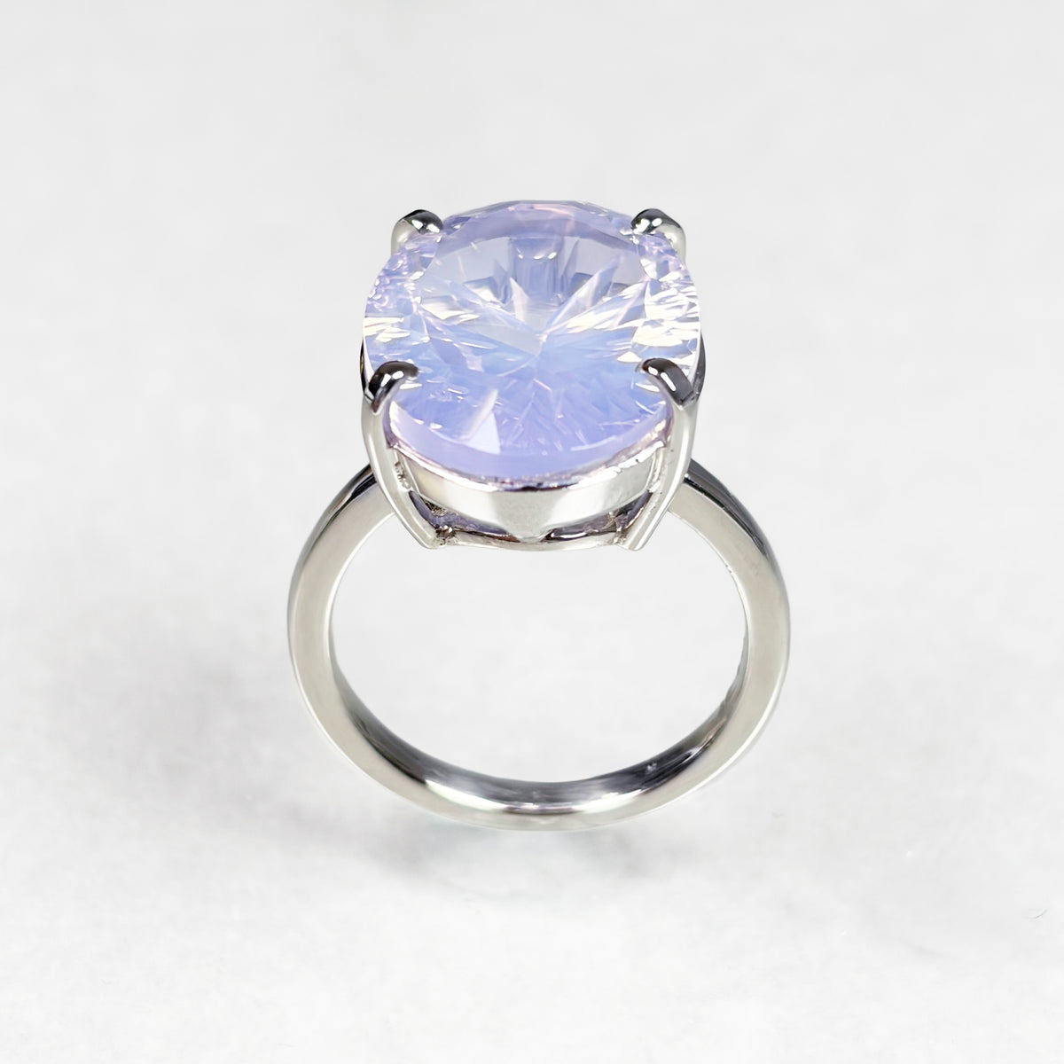SV900(Pt)　スコロライト（アメジスト）リング