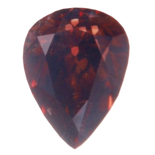 ファンシーダークオレンジッシュブラウンダイヤモンド ペアーブリリアント 1.034ct