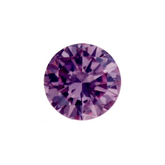 ファンシーインテンスパープリッシュピンクダイヤモンド ラウンドブリリアント 0.187ｃｔ