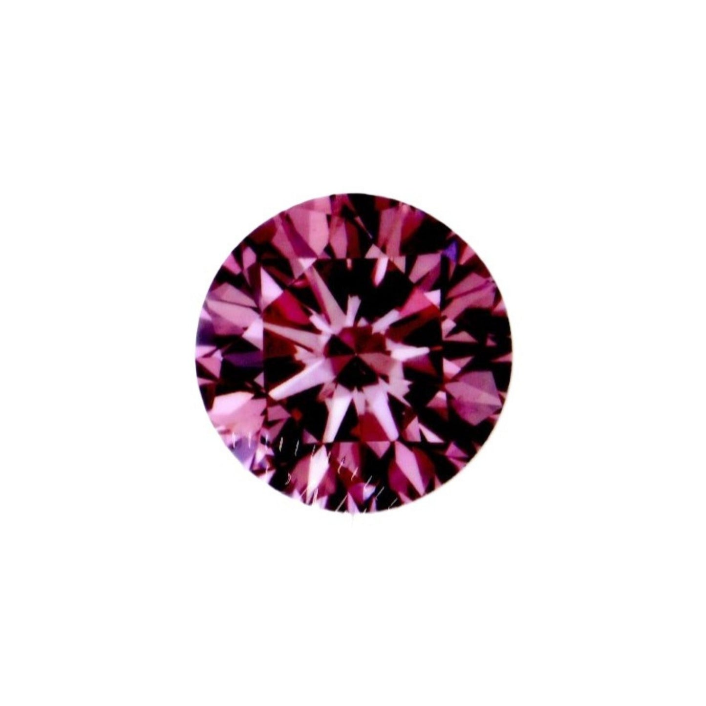 ファンシーディープピンクダイヤモンド ラウンドブリリアント 0.102ｃｔ