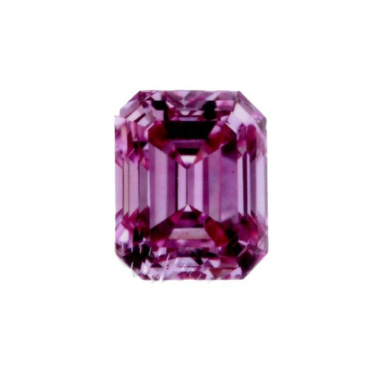 ファンシーインテンスパープリッシュピンクダイヤモンド エメラルドカット 0.228ｃｔ