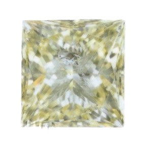 ファンシーイエローダイヤモンド スクウェアモディファイドブリリアント 0.569ｃｔ