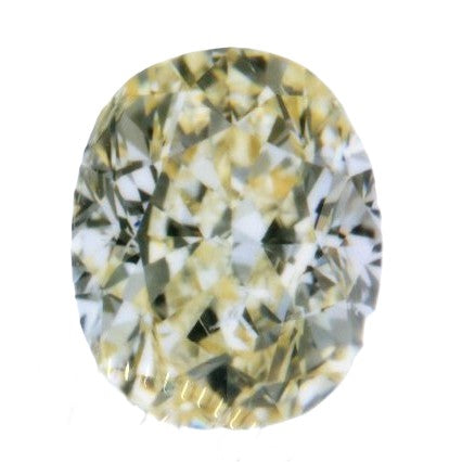 ファンシーライトイエローダイヤモンド オーバルブリリアント 1.015ｃｔ