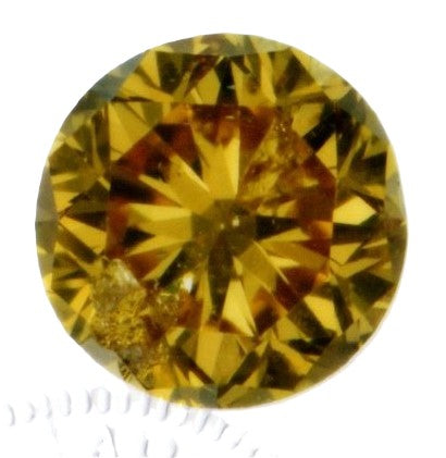ファンシーディープイエローダイヤモンド ラウンドブリリアント 0.048ｃｔ