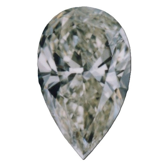 ベリーライトイエローダイヤモンド ペアーブリリアント 1.502ｃｔ