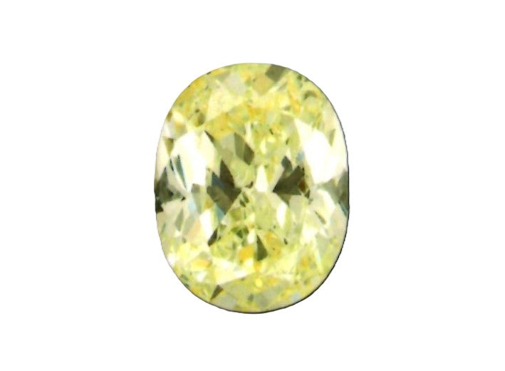ベリーライトイエローダイヤモンド オーバルブリリアント 1.003ct