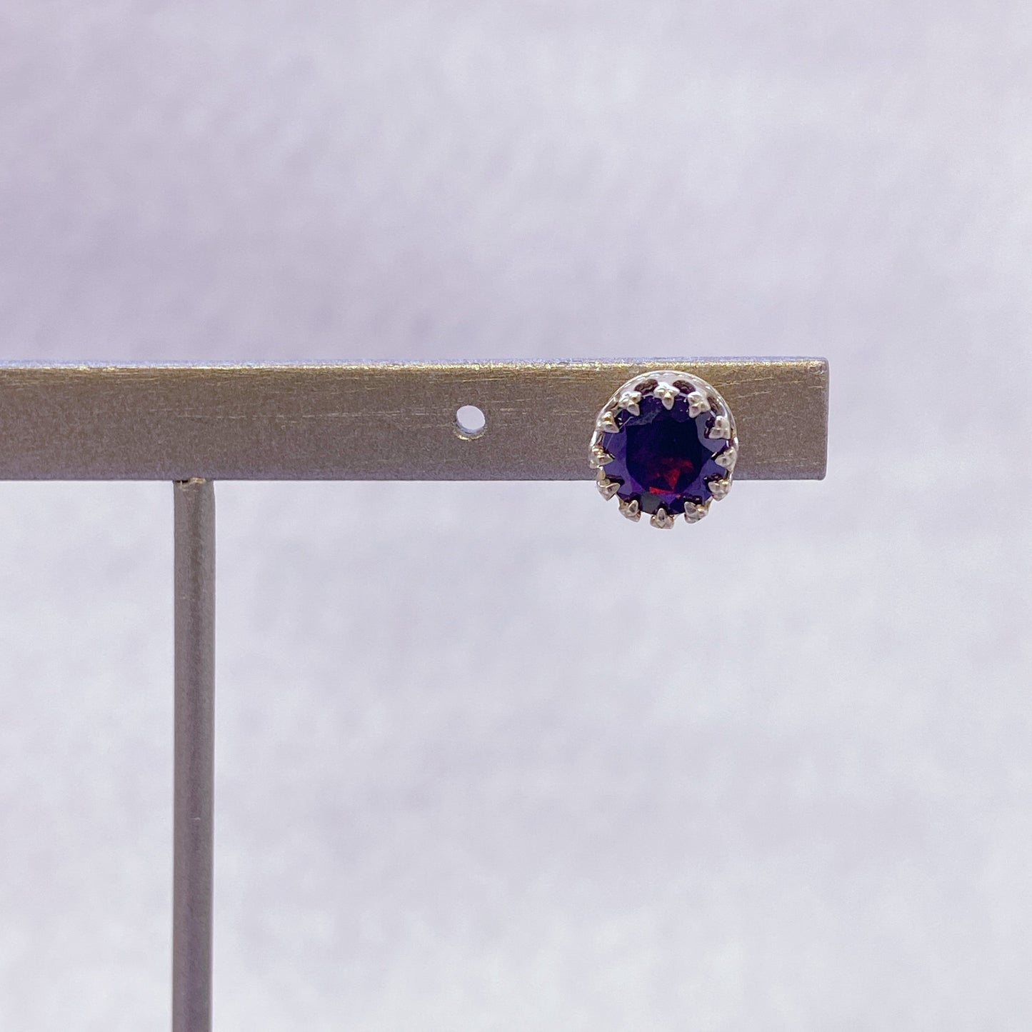 ロードライトガーネットピアス