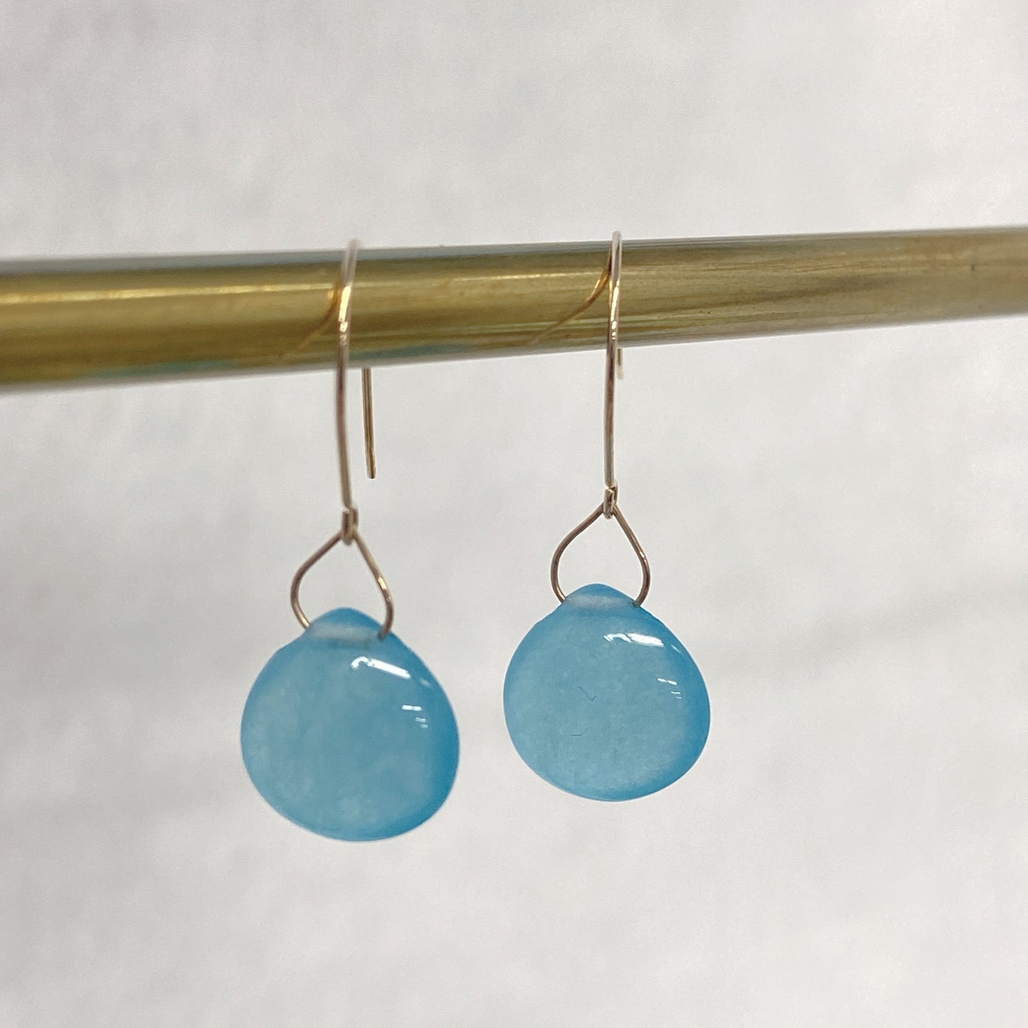 ブルークォーツァイトピアス