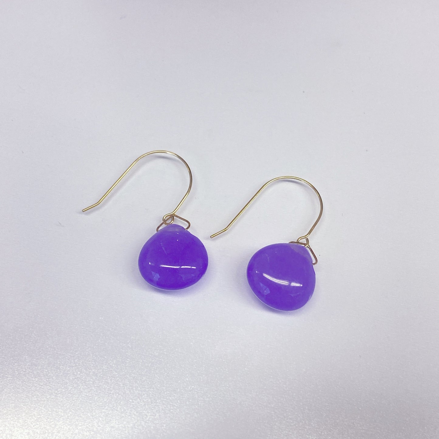 ラベンダークォーツァイトピアス