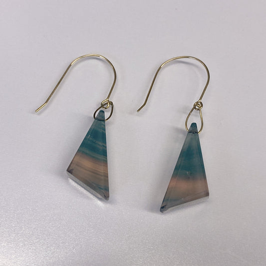 マルチカラーフローライトAAAピアス