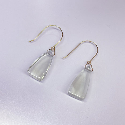 グリーンアメジストピアス