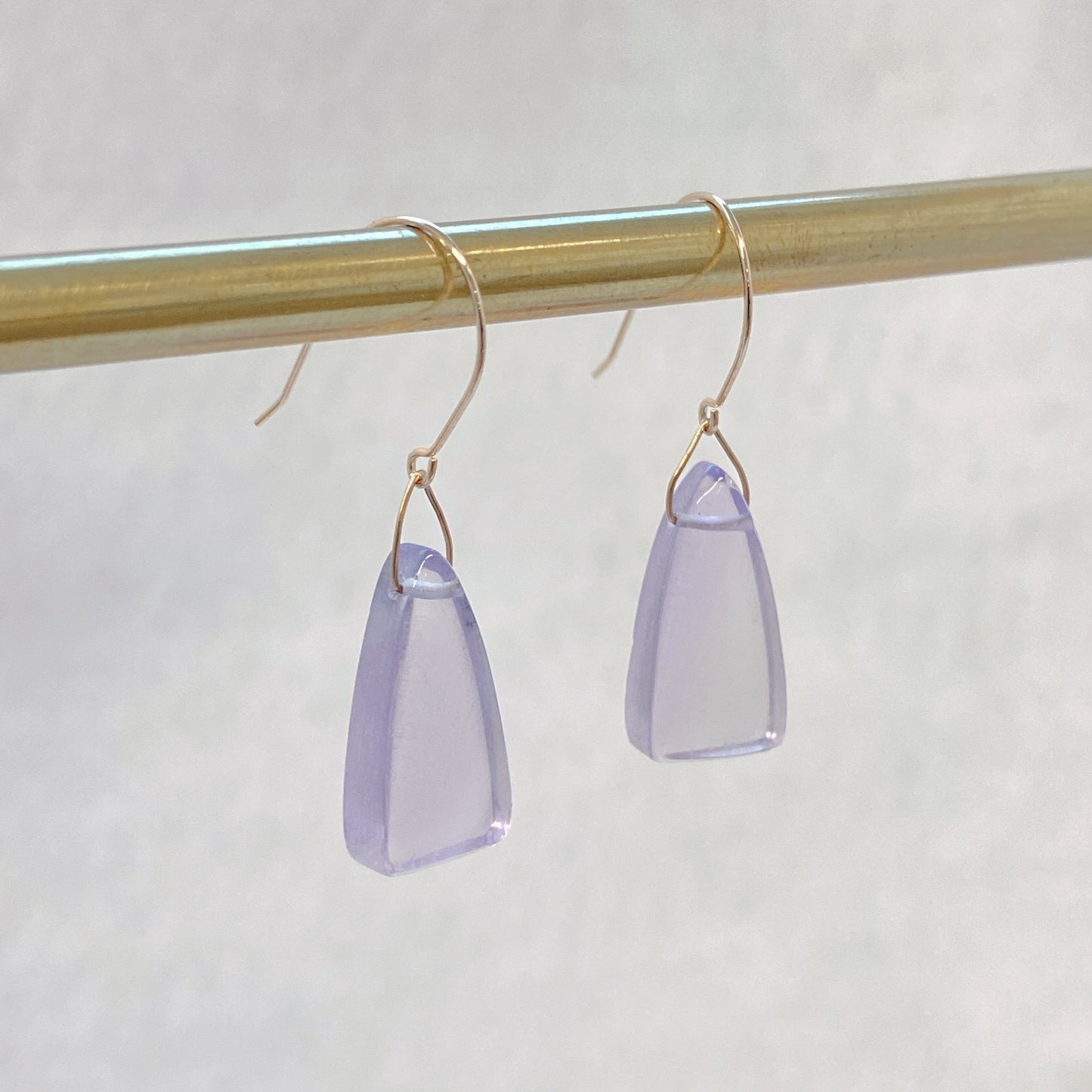 アメジストピアス