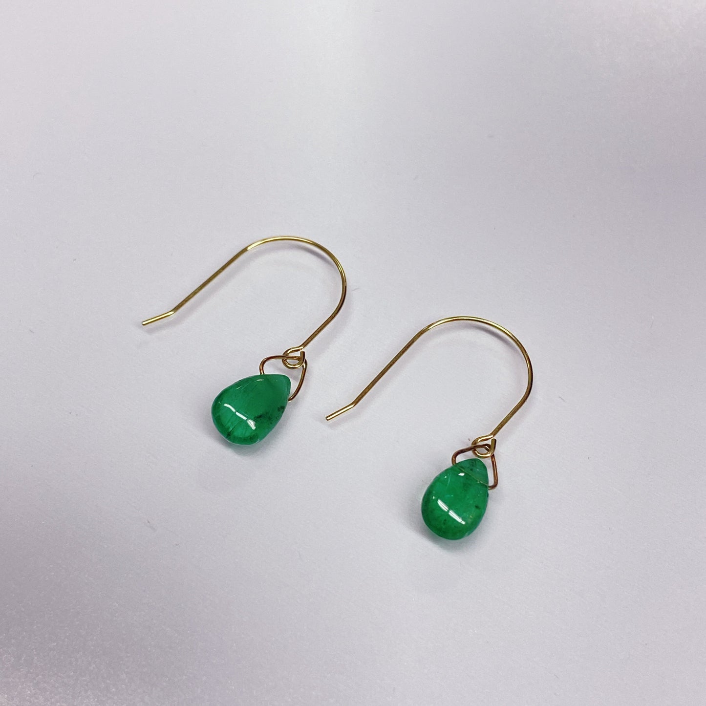 エメラルドAAAAA(ザンビア産）ピアス