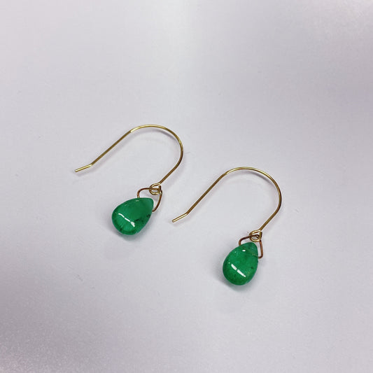 エメラルドAAAAA(ザンビア産）ピアス